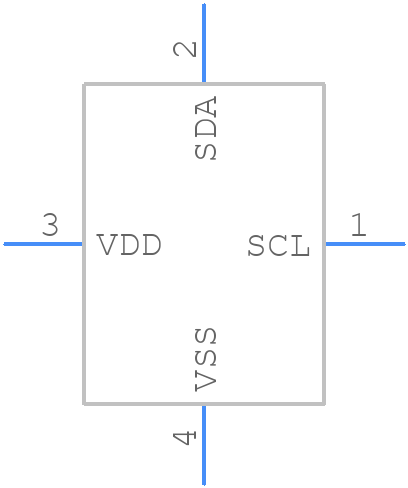 MLX90621ESF-BAB-000-TU - Melexis - PCB symbol