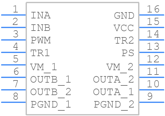 BD65491FV-E2 - ROHM Semiconductor - PCB symbol