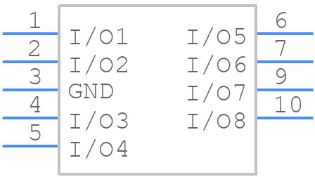 SP1064-04UTG - LITTELFUSE - PCB symbol
