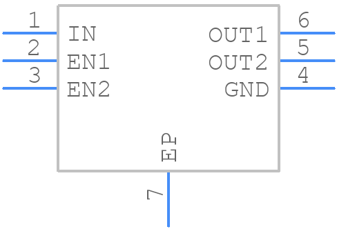 AP7312-1233FM-7 - Diodes Incorporated - PCB symbol