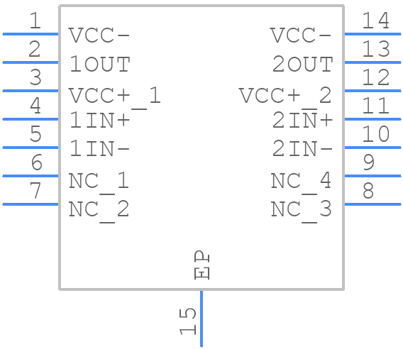 THS6022IPWPG4 - Texas Instruments - PCB symbol