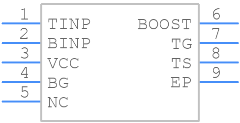 LTC4446IMS8E#PBF - Analog Devices - PCB symbol