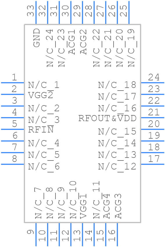 HMC465LP5TR - Analog Devices - PCB symbol
