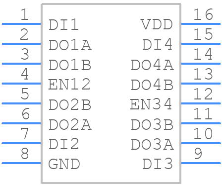 LTC1689CS#PBF - Analog Devices - PCB symbol