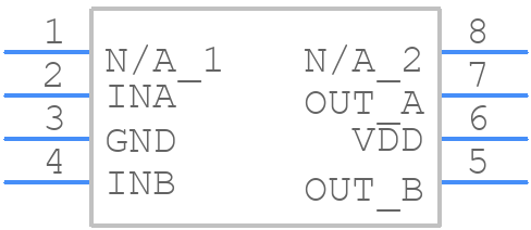 UCC37324DR - Texas Instruments - PCB symbol