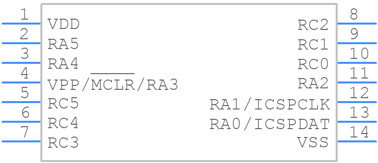 PIC16F15323-I/ST - Microchip - PCB symbol