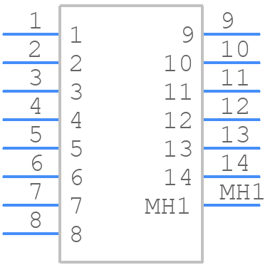 1-2178710-4 - TE Connectivity - PCB symbol