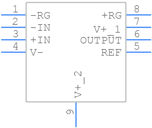 LT6370AHS8E#TRPBF - Analog Devices - PCB symbol