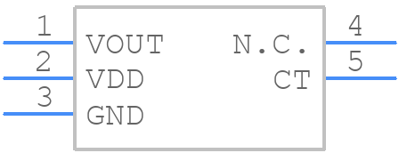 BU4230G-TR - ROHM Semiconductor - PCB symbol