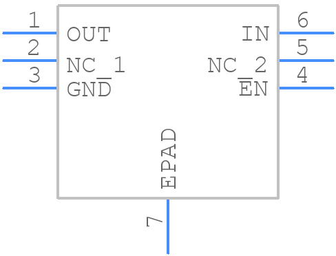 TLV73333PQDRVRQ1 - Texas Instruments - PCB symbol
