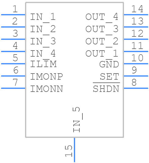 LT3091MPDE#PBF - Analog Devices - PCB symbol