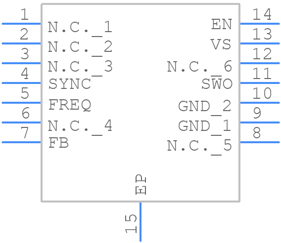 IFX90121EL V50 - Infineon - PCB symbol