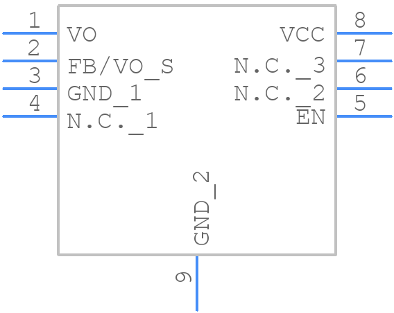 BDJ2GC0MEFJ-ME2 - ROHM Semiconductor - PCB symbol