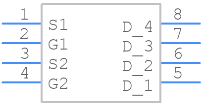 IRF7389PBF - Infineon - PCB symbol