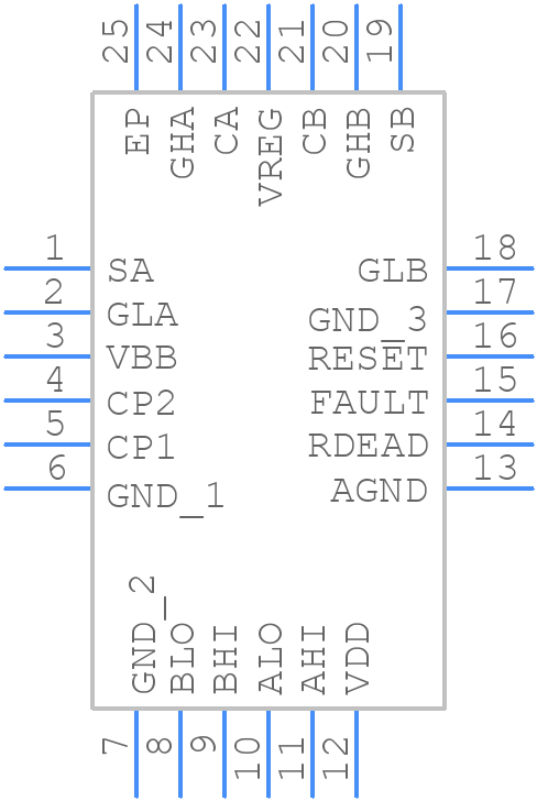 A4957SESTR-T - Allegro Microsystems - PCB symbol