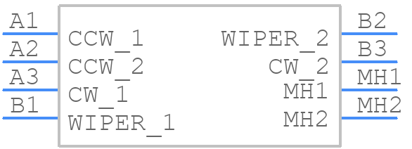 RS60112A600U - ALPS Electric - PCB symbol