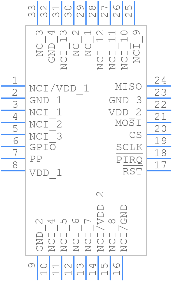 SLB9670VQ12FW641XUMA1 - Infineon - PCB symbol
