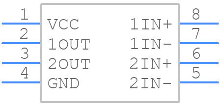 UA9637ACPE4 - Texas Instruments - PCB symbol