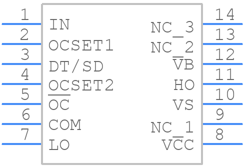 IRS20124SPBF - Infineon - PCB symbol