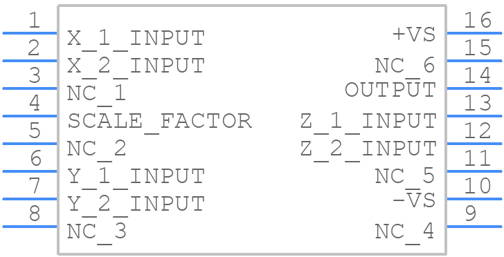 MPY634KUE4 - Texas Instruments - PCB symbol