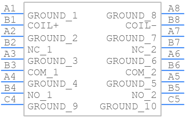 G6K-2F-RF-DC12V - OMRON Electronics - PCB symbol