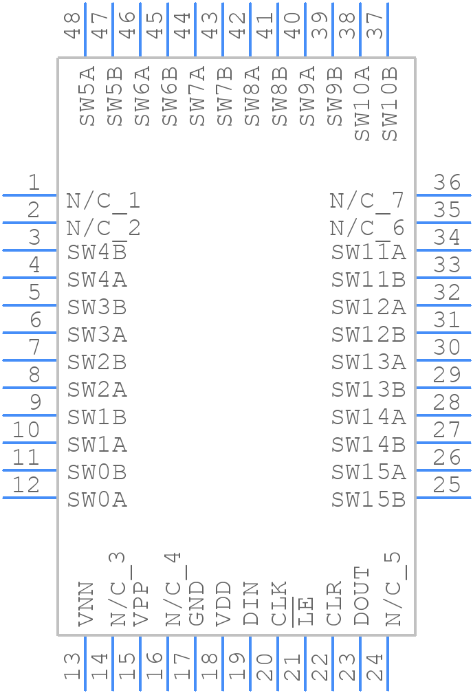 ECN3296TF - HITACHI - PCB symbol