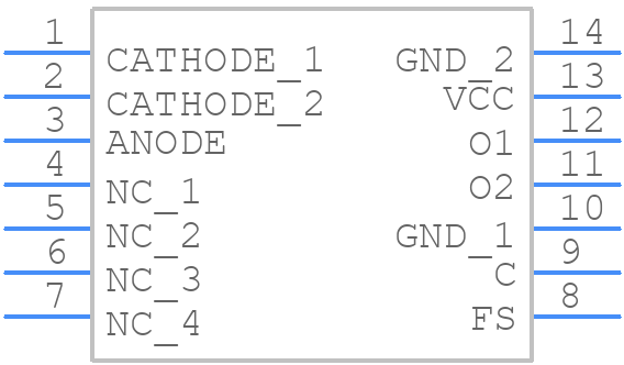 PC929J00000F - Sharp Microelectronics - PCB symbol