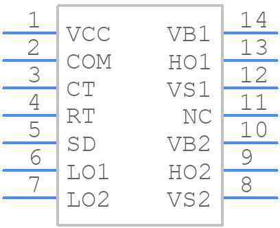 IRS24531DSPBF - Infineon - PCB symbol