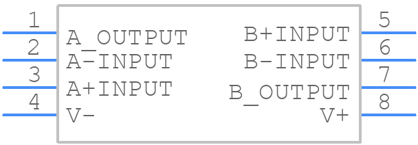 NJM3404AM - Nisshinbo - PCB symbol