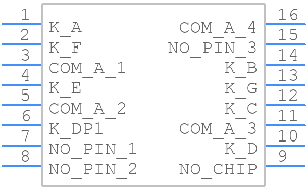SA08-12EWA - Kingbright - PCB symbol