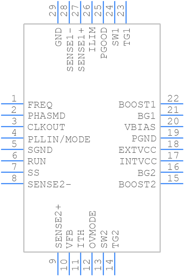 LTC3784EUFD#PBF - Analog Devices - PCB symbol