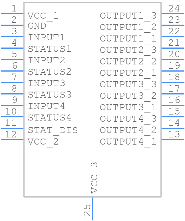 VNQ5160K-E - STMicroelectronics - PCB symbol