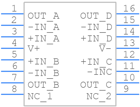 LT6207IGN#TR - Analog Devices - PCB symbol