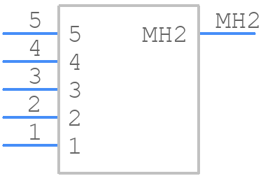 NC5MDM3-H-BAG - Neutrik - PCB symbol