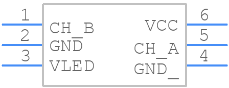 AEDR-8300-1Q2 - Avago Technologies - PCB symbol
