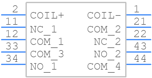 G7SA2A2B24DC - OMRON Electronics - PCB symbol