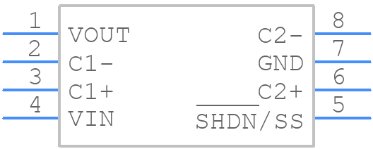 LTC1503CS8-1.8 - Analog Devices - PCB symbol