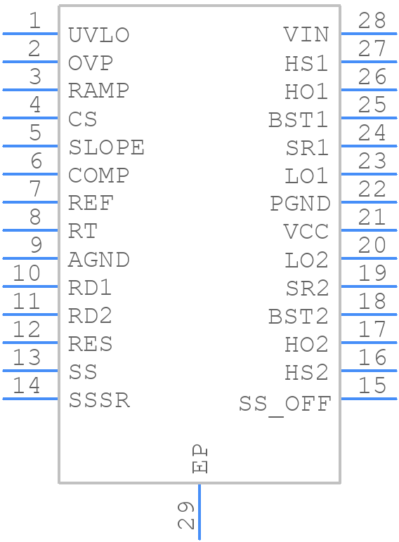 LM5045MHX/NOPB - Texas Instruments - PCB symbol