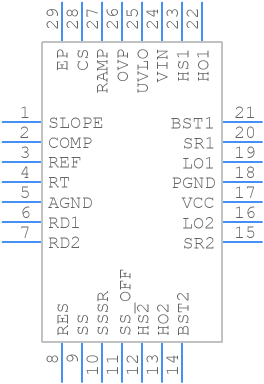 LM5045SQX/NOPB - Texas Instruments - PCB symbol