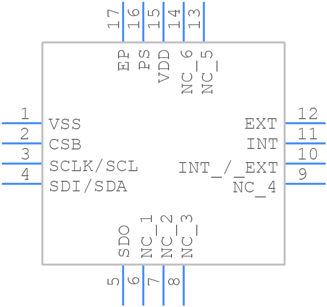 TSYS01 - Measurement Specialities - PCB symbol