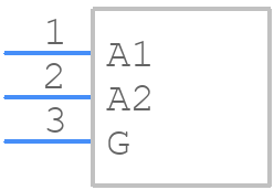 BTA06-600BRG - STMicroelectronics - PCB symbol