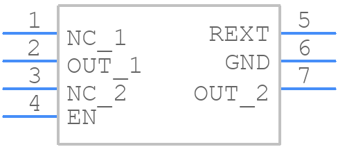 BCR421UFD-7 - Diodes Incorporated - PCB symbol
