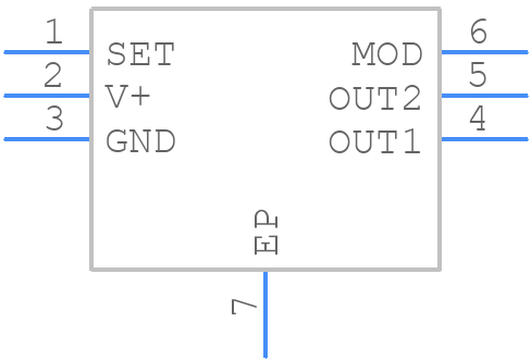 LTC6908IDCB-1#PBF - Analog Devices - PCB symbol