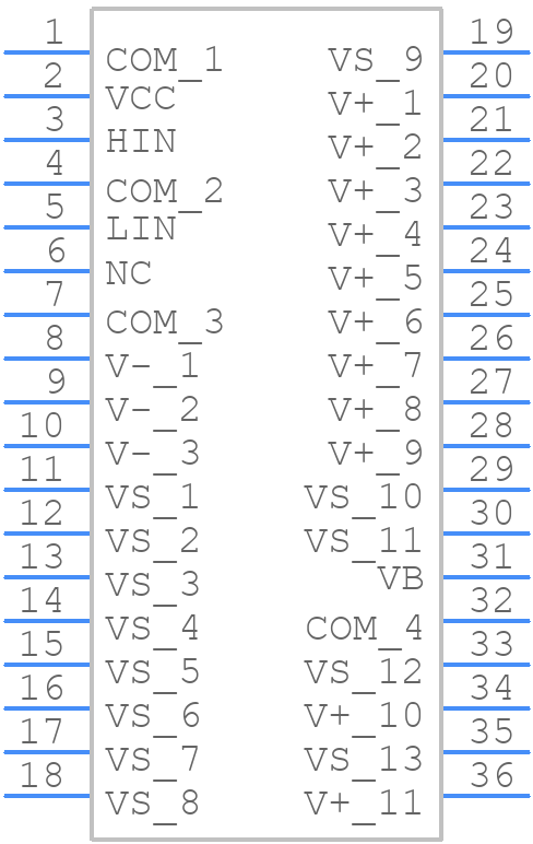 IRSM807-105MH - Infineon - PCB symbol