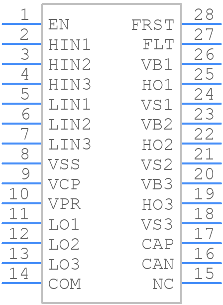 AUIRS20302STR - Infineon - PCB symbol