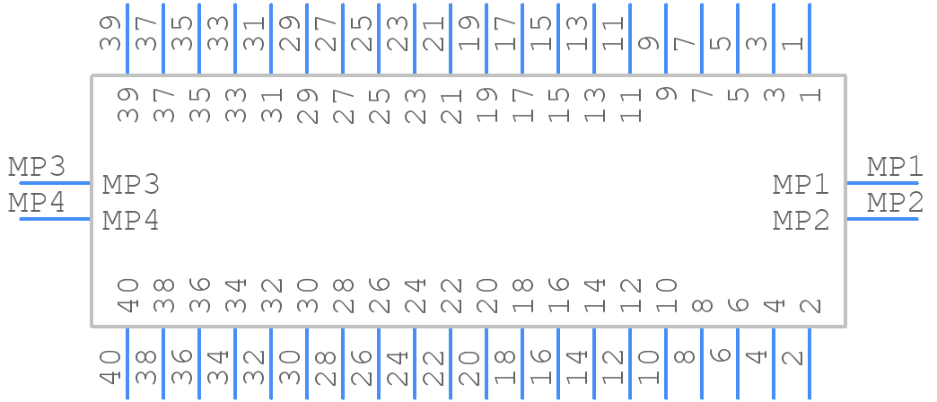FH12-40S-0.5SVA(55) - Hirose - PCB symbol