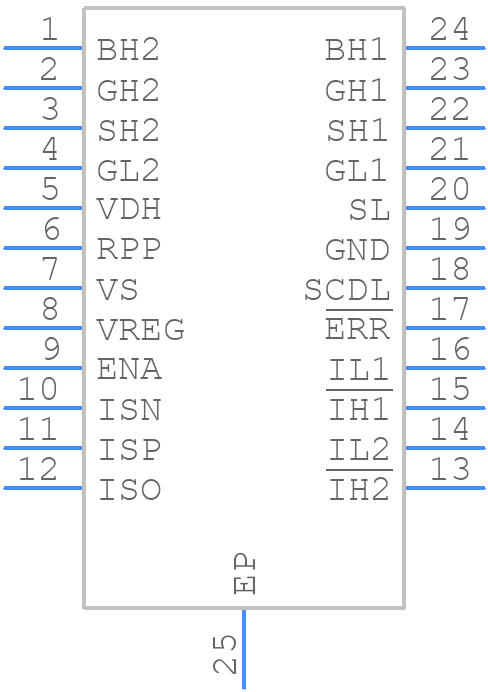 TLE7182EM - Infineon - PCB symbol
