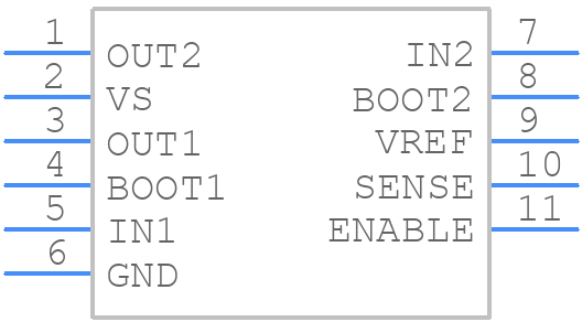 E-L6203 - STMicroelectronics - PCB symbol