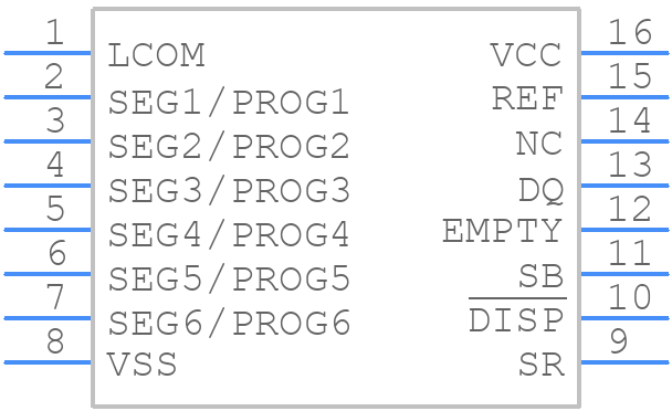 BQ2010SN-D107TR - Texas Instruments - PCB symbol