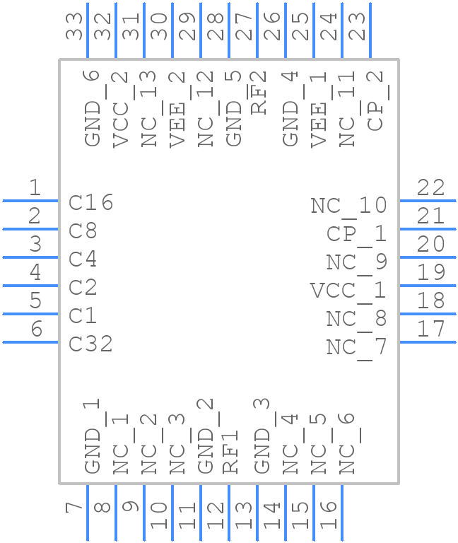 MAAD-007080-000100 - MACOM - PCB symbol
